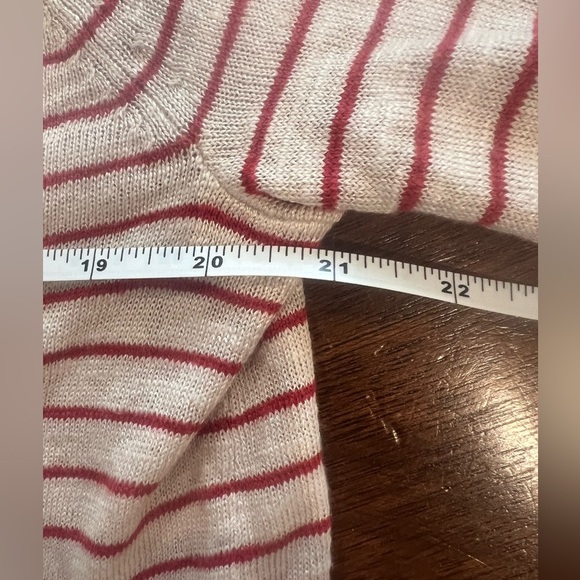 J.Jill Linen Blend Sweater with Flounce Sleeve size XL - Picture 6 of 8